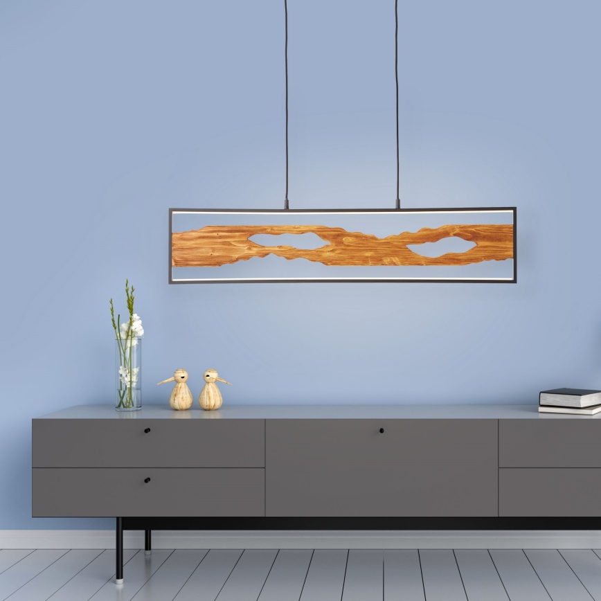Brilliant - LED pendel CHAUMONT LED/20W/230V fyrretræ