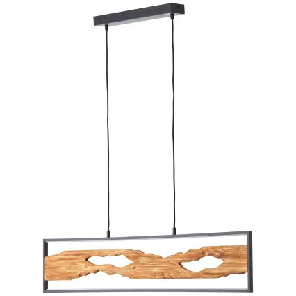Brilliant - LED pendel CHAUMONT LED/20W/230V fyrretræ