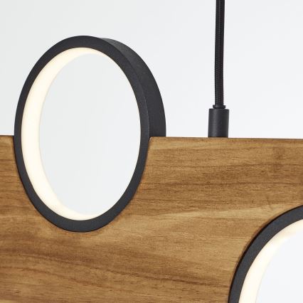 Brilliant - LED pendel CHEESY LED/34W/230V fyrretræ - FSC certificeret