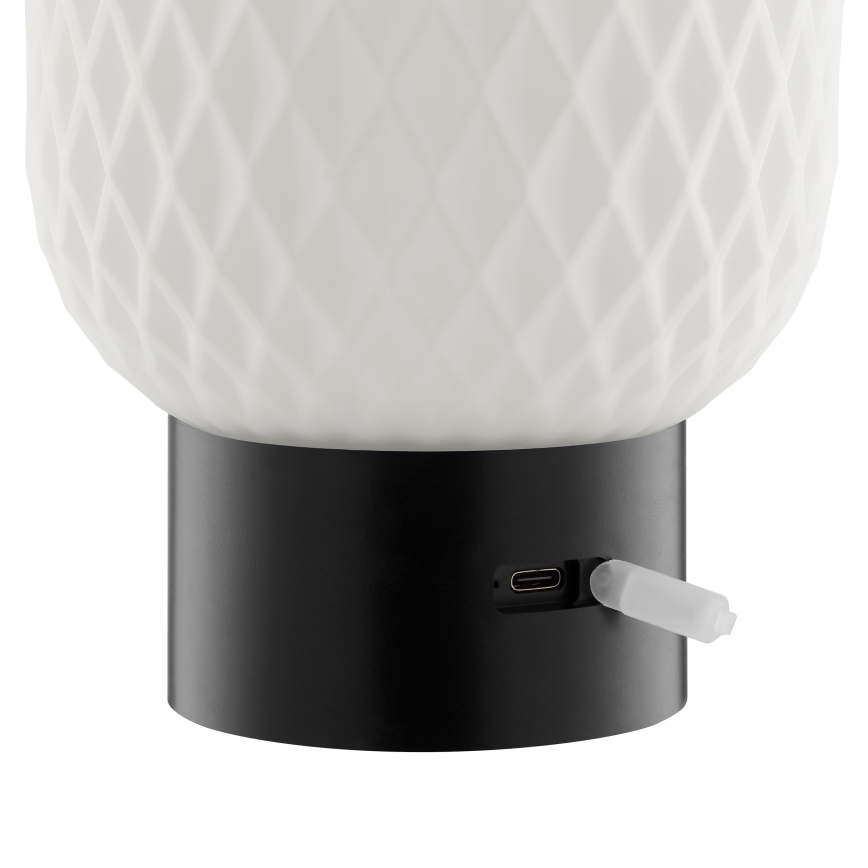 Brilliant - LED RGBW dæmpbar genopladelig berøringsbetjent udendørs bordlampe SARASTRO LED/3W/5V 2700K 1800 mAh IP44 hvid