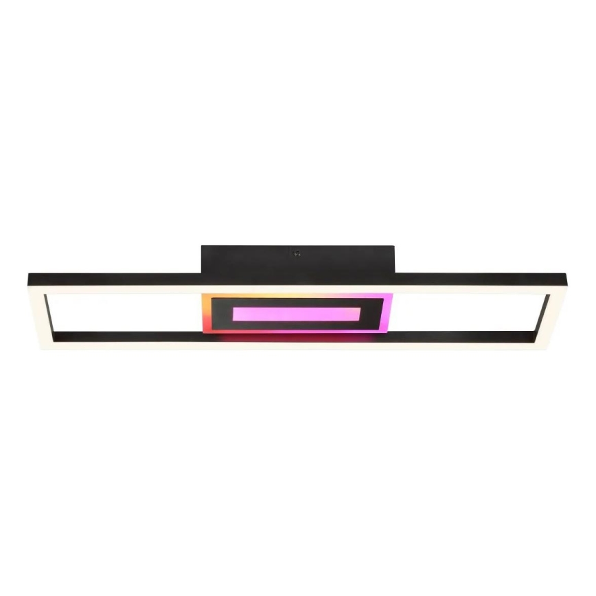 Brilliant - LED RGBW Dæmpbar loftlampe BESSON LED/20W/230V 3000-6500K sort + fjernbetjening