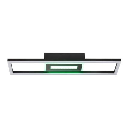 Brilliant - LED RGBW dæmpbar loftlampe BESSON LED/20W/230V 3000-6500K sort + fjernbetjening
