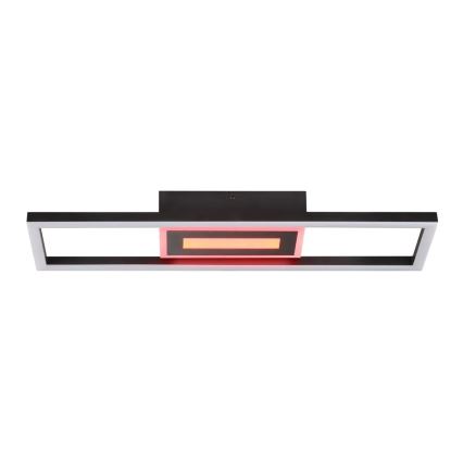 Brilliant - LED RGBW Dæmpbar loftlampe BESSON LED/20W/230V 3000-6500K sort + fjernbetjening