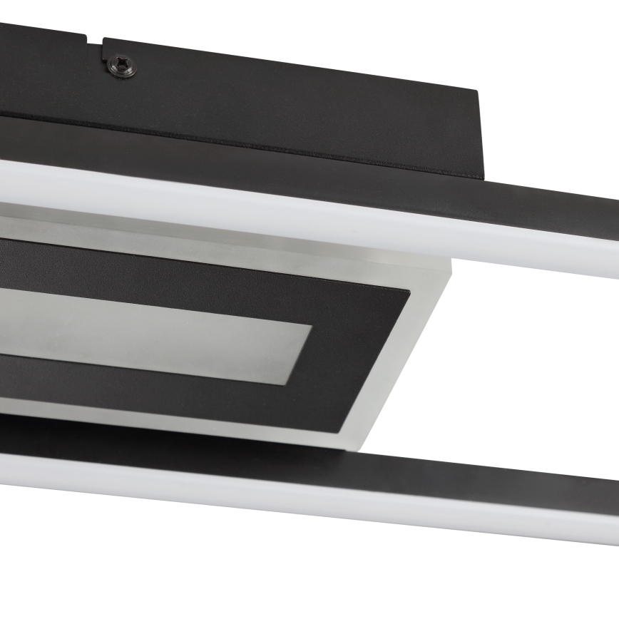 Brilliant - LED RGBW Dæmpbar loftlampe BESSON LED/20W/230V 3000-6500K sort + fjernbetjening