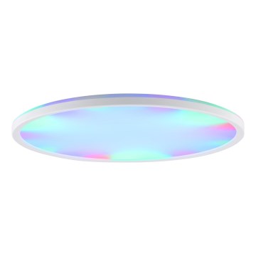 Brilliant - LED RGBW dæmpbar loftlampe LUMARO LED/22W/230V 4000K Ø 42 cm hvid + fjernbetjening