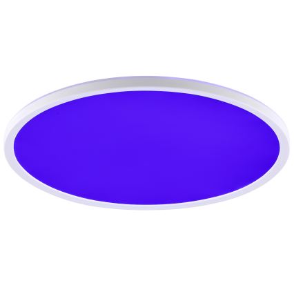 Brilliant - LED RGBW dæmpbar loftlampe LUMARO LED/22W/230V 4000K Ø 42 cm hvid + fjernbetjening