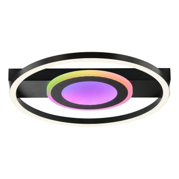 Brilliant - LED RGBW dæmpbar loftlampe MAUREEN LED/20W/230V 3000-6500K sort + fjernbetjening