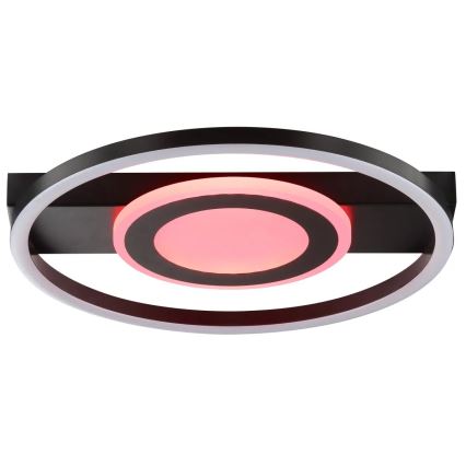 Brilliant - LED RGBW dæmpbar loftlampe MAUREEN LED/20W/230V 3000-6500K sort + fjernbetjening