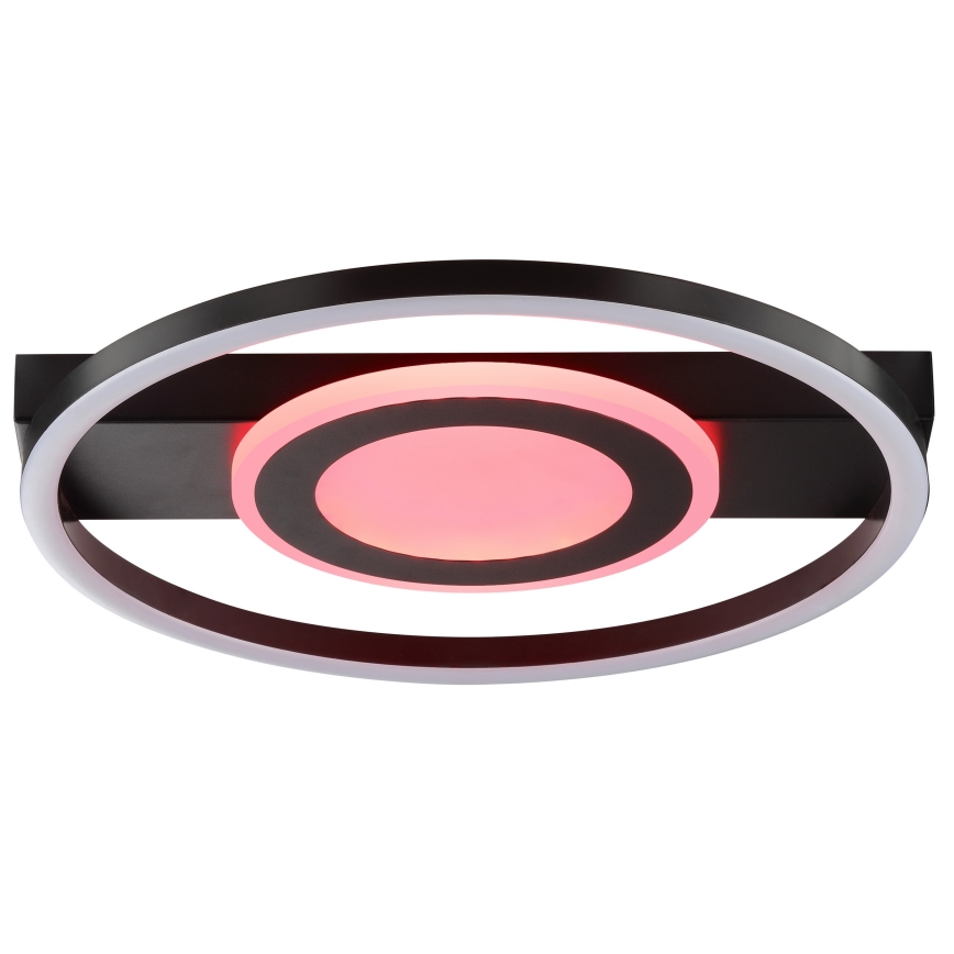 Brilliant - LED RGBW dæmpbar loftlampe MAUREEN LED/20W/230V 3000-6500K sort + fjernbetjening
