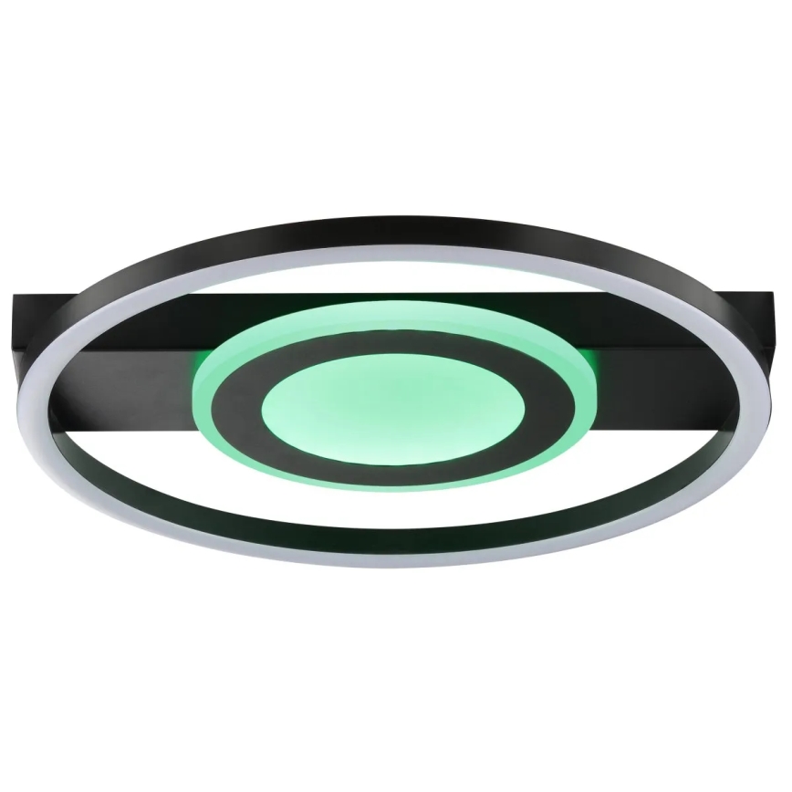 Brilliant - LED RGBW dæmpbar loftlampe MAUREEN LED/20W/230V 3000-6500K sort + fjernbetjening