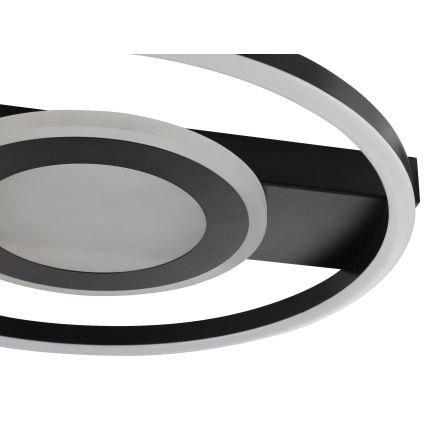 Brilliant - LED RGBW dæmpbar loftlampe MAUREEN LED/20W/230V 3000-6500K sort + fjernbetjening