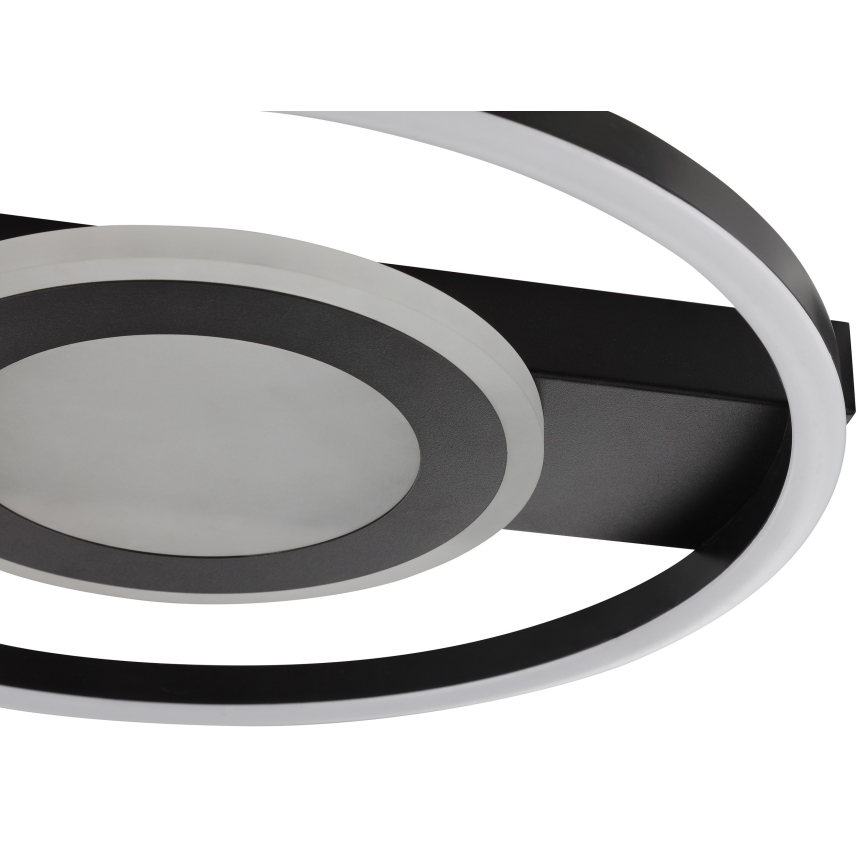 Brilliant - LED RGBW dæmpbar loftlampe MAUREEN LED/20W/230V 3000-6500K sort + fjernbetjening