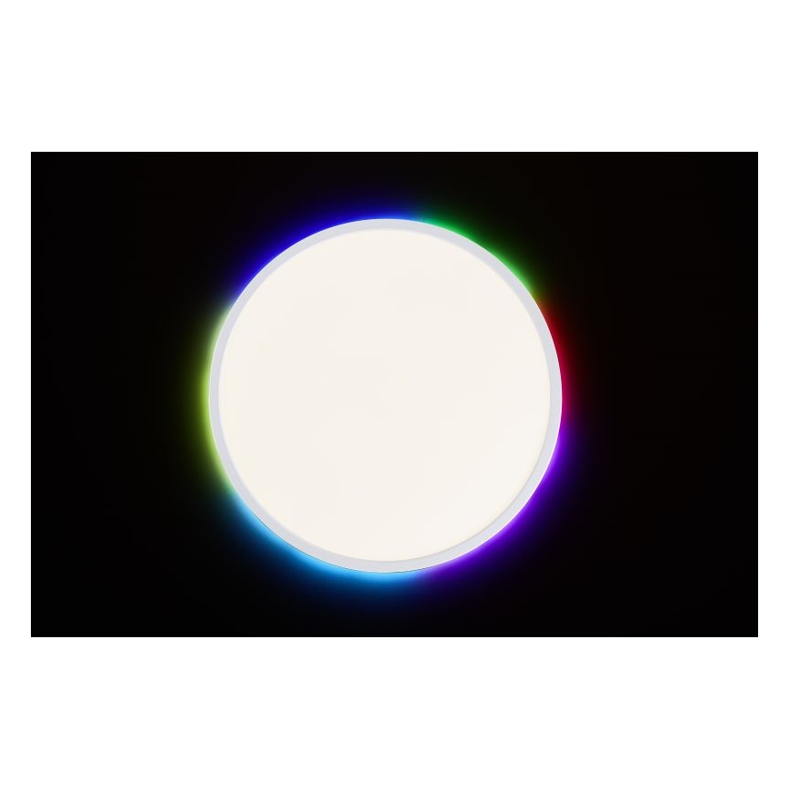 Brilliant - LED RGBW Dæmpbart loftlys SALTERY LED/22W/230V 3000-6500K + fjernbetjening