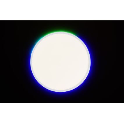 Brilliant - LED RGBW Dæmpbart loftlys SALTERY LED/22W/230V 3000-6500K + fjernbetjening