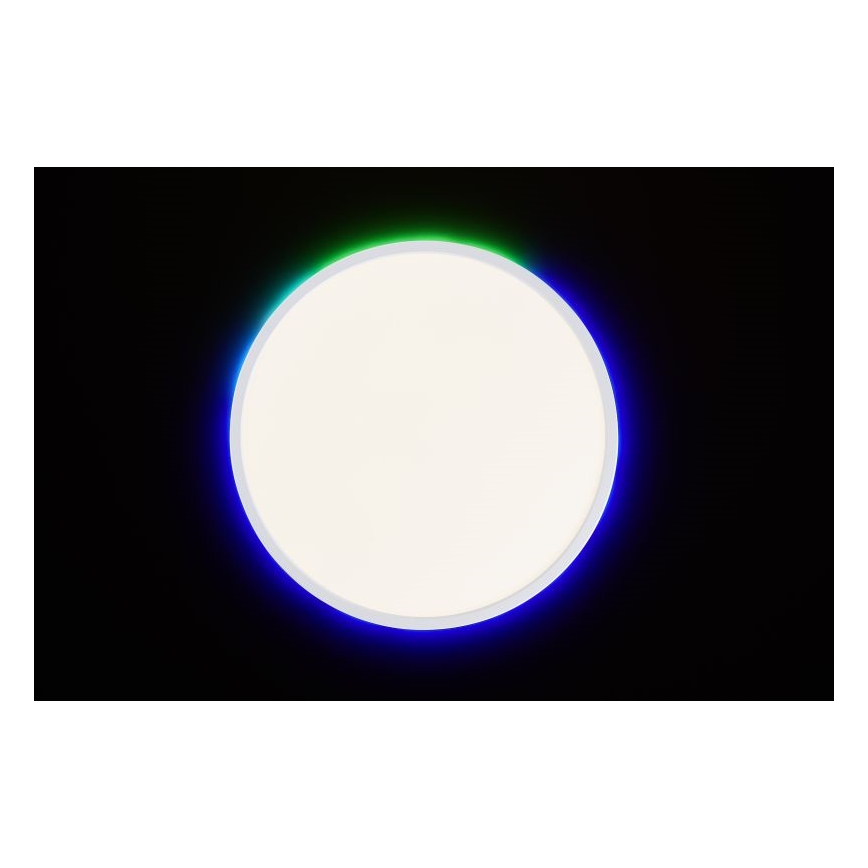 Brilliant - LED RGBW Dæmpbart loftlys SALTERY LED/22W/230V 3000-6500K + fjernbetjening
