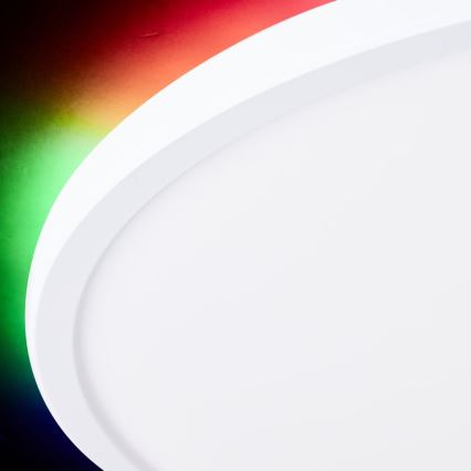 Brilliant - LED RGBW Dæmpbart loftlys SALTERY LED/22W/230V 3000-6500K + fjernbetjening