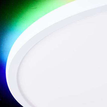 Brilliant - LED RGBW Dæmpbart loftlys SALTERY LED/22W/230V 3000-6500K + fjernbetjening