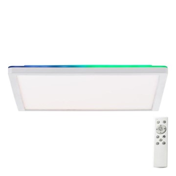 Brilliant - LED RGBW Dæmpbart loftlys SALTERY LED/20W/230V 3000-6500K + fjernbetjening