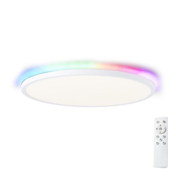 Brilliant - LED RGBW Dæmpbart loftlys SALTERY LED/22W/230V 3000-6500K + fjernbetjening