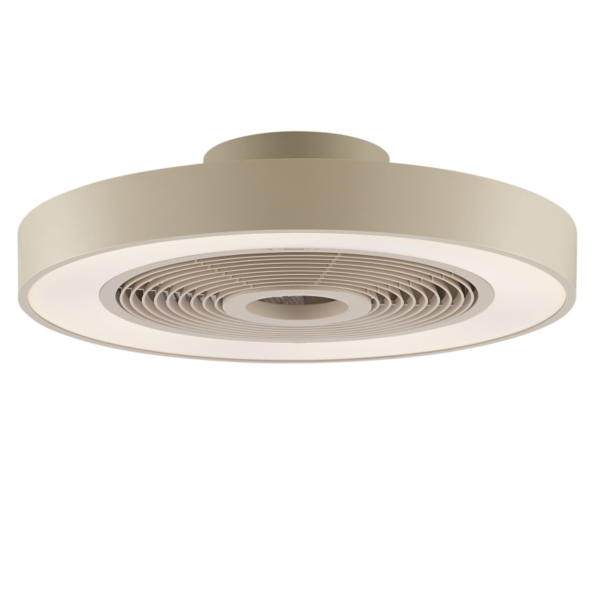 Brilliant - LED RGBW Dæmpbar loftlampe med ventilator CATANIA LED/37W/230V 2700-6500K med en diameter på 48,6 cm beige + fjernbetjening