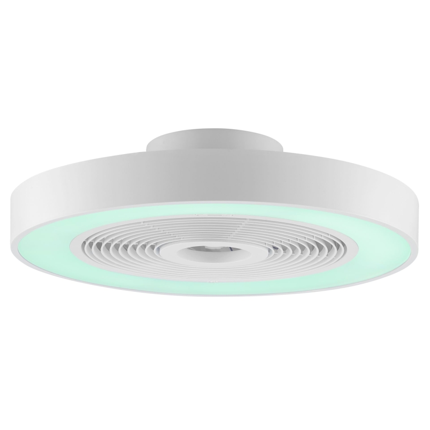 Brilliant - LED RGBW dæmpbar loftlampe med ventilator CATANIA LED/37W/230V 2700-6500K Ø 48,6 cm hvid + fjernbetjening