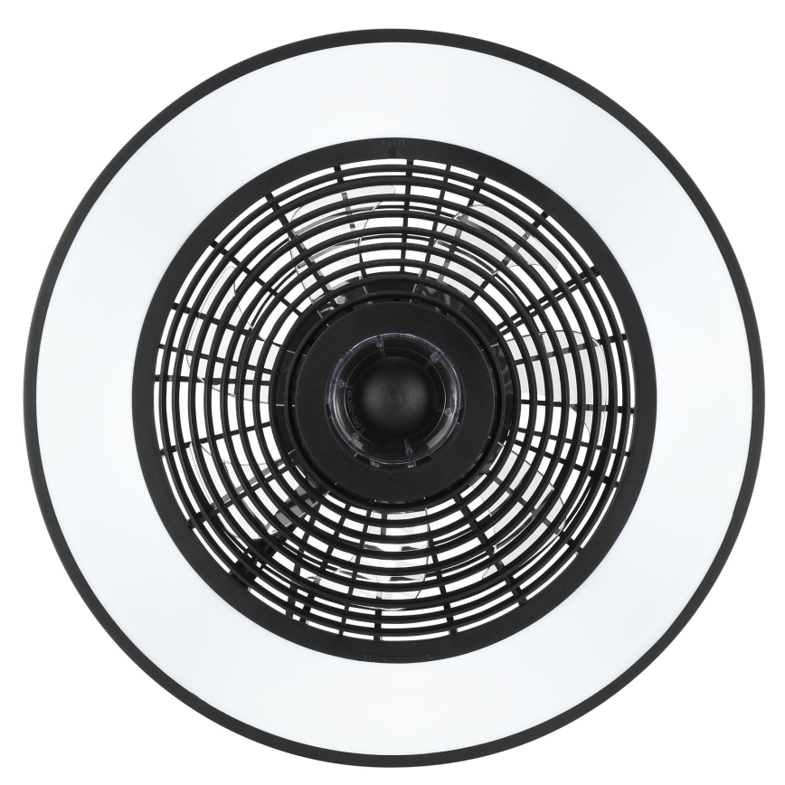 Brilliant - LED RGBW dæmpbar loftlampe med ventilator CATANIA LED/37W/230V 2700-6500K pr. 48,6 cm sort + fjernbetjening