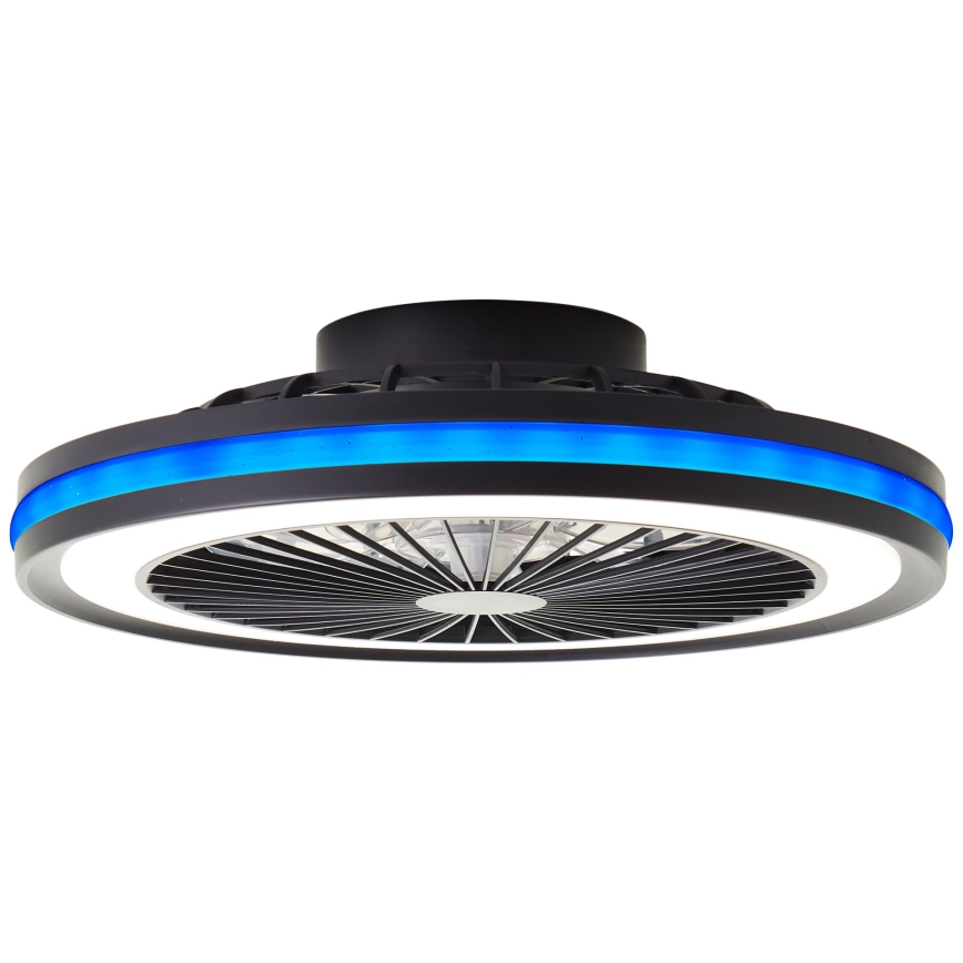 Brilliant - LED RGBW dæmpbar loftlampe med ventilator PALMERO LED/40W/230V 2700-6500K Ø 46,6 cm beige + fjernbetjening