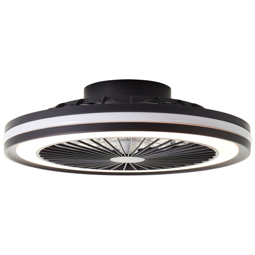 Brilliant - LED RGBW dæmpbar loftlampe med ventilator PALMERO LED/40W/230V 2700-6500K Ø 46,6 cm beige + fjernbetjening