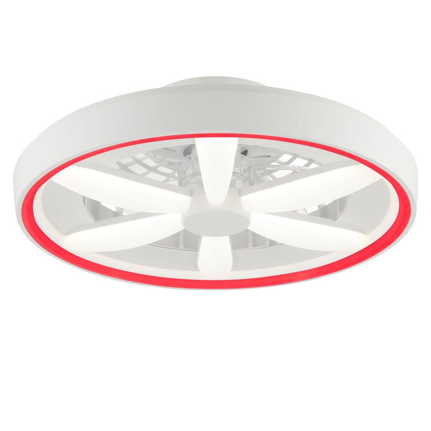 Brilliant - LED RGBW Dæmpbar loftventilator med lys GAIANO LED/48W/230V 2700-6500K hvid + fjernbetjening
