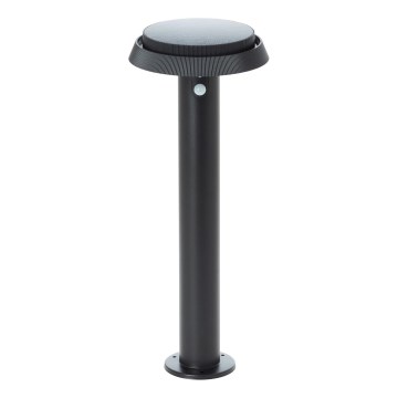 Brilliant - LED solcellelampe med sensor ALVERO LED/4W/3,7V 50 cm IP44 sort