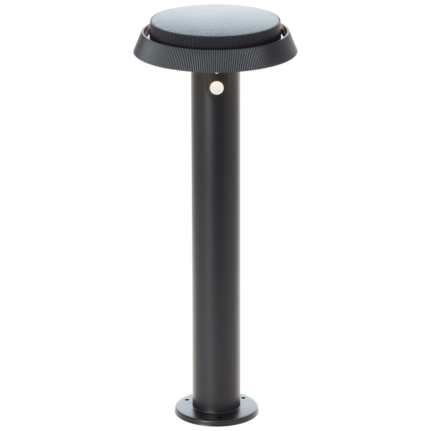 Brilliant - LED solcellelampe med sensor ALVERO LED/4W/3,7V 2000 mAh 50 cm IP44 sort