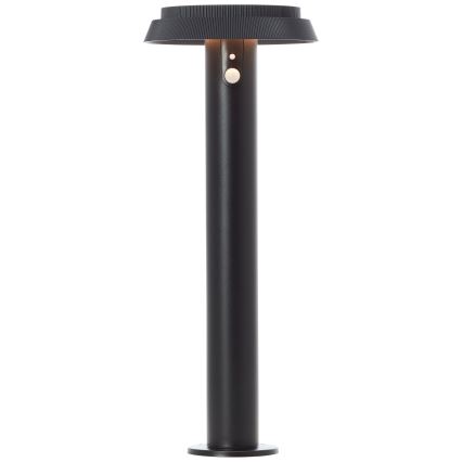 Brilliant - LED solcellelampe med sensor ALVERO LED/4W/3,7V 2000 mAh 50 cm IP44 sort