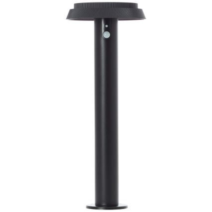 Brilliant - LED solcellelampe med sensor ALVERO LED/4W/3,7V 2000 mAh 50 cm IP44 sort