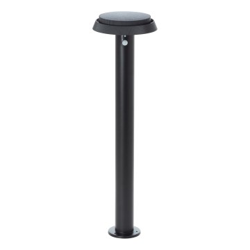 Brilliant - LED solcellelampe med sensor ALVERO LED/4W/3,7V 70 cm IP44 sort
