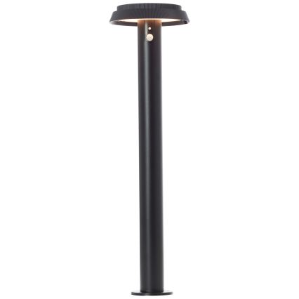 Brilliant - LED solcellelampe med sensor ALVERO LED/4W/3,7V 70 cm IP44 sort