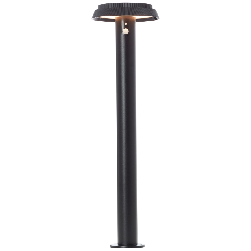 Brilliant - LED solcellelampe med sensor ALVERO LED/4W/3,7V 70 cm IP44 sort