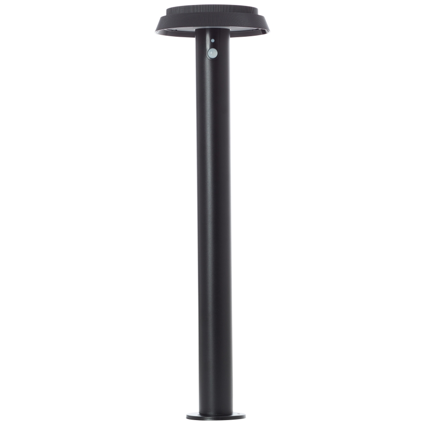Brilliant - LED solcellelampe med sensor ALVERO LED/4W/3,7V 70 cm IP44 sort