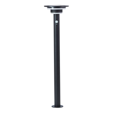 Brilliant - LED solcellelampe med sensor GARVINA LED/3W/3,7V 85 cm IP44 sort