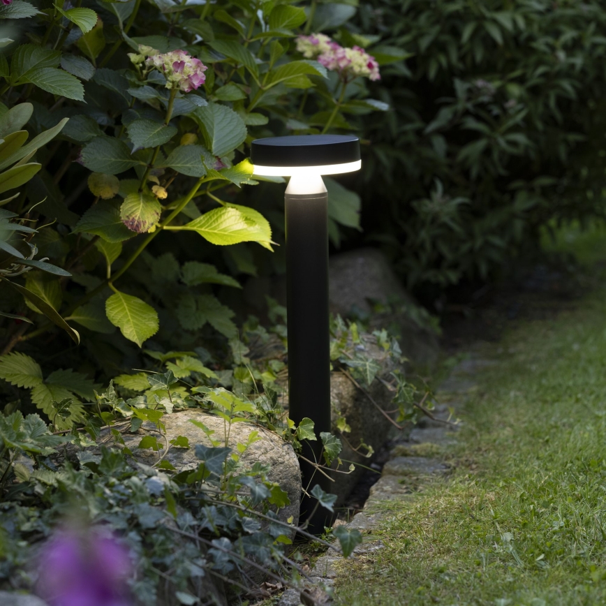 Brilliant - LED solcellelampe med sensor MAGUA LED/4W/3,7V 50,2 cm IP44 sort