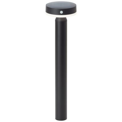 Brilliant - LED solcellelampe med sensor MAGUA LED/4W/3,7V 50,2 cm IP44 sort