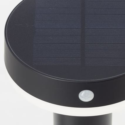 Brilliant - LED solcellelampe med sensor MAGUA LED/4W/3,7V 50,2 cm IP44 sort
