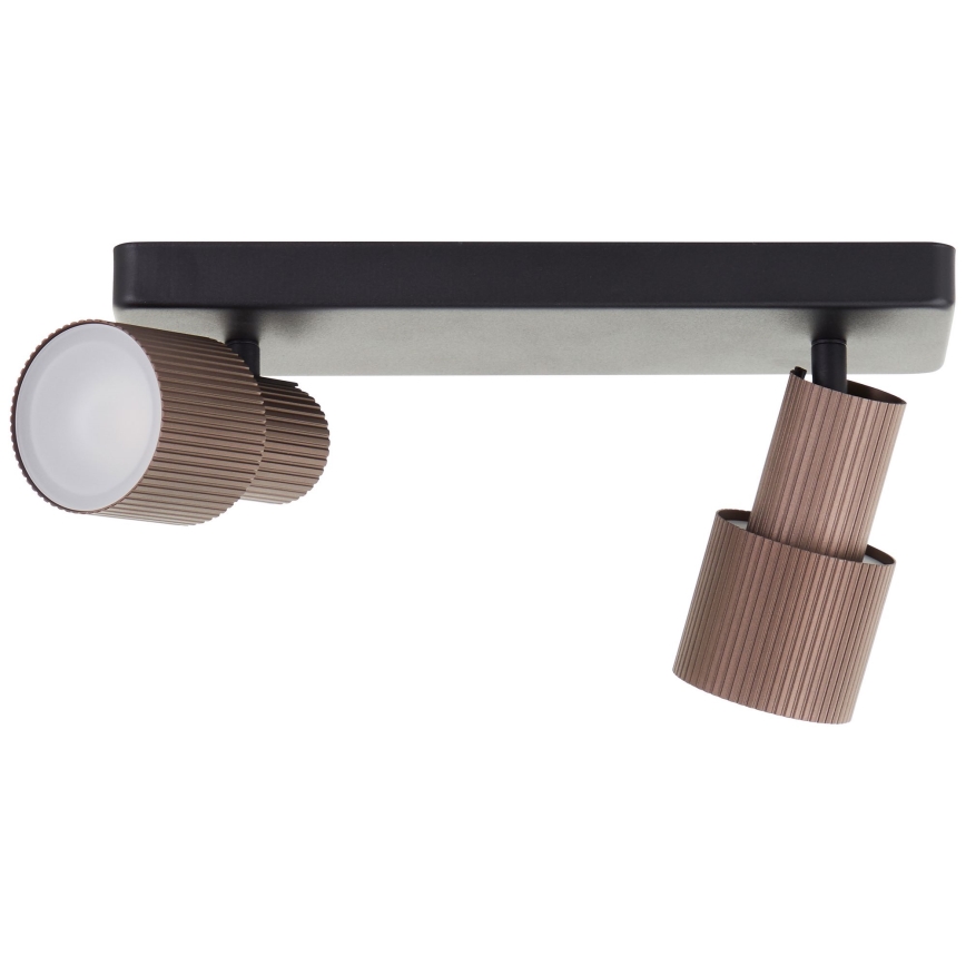 Brilliant - LED spotlampe CADIZ 2xGU10/5W/230V bronze
