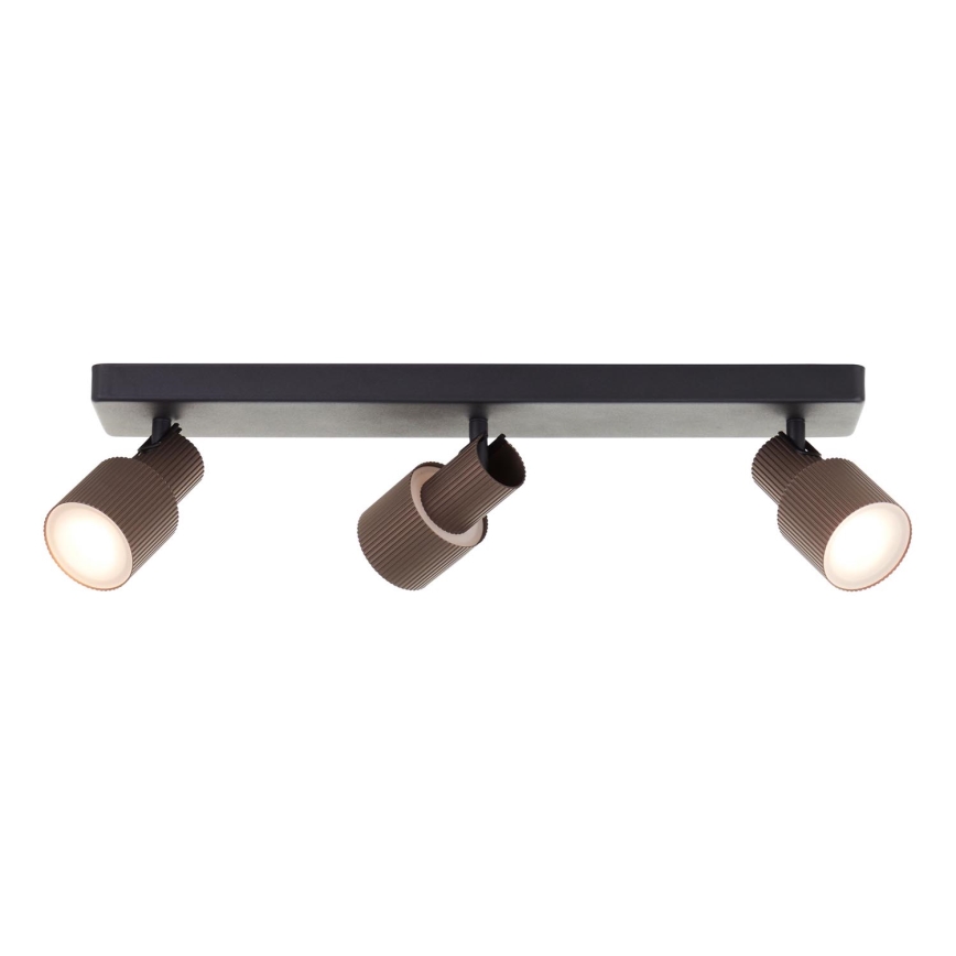 Brilliant - LED spotlampe CADIZ 3xGU10/5W/230V bronze