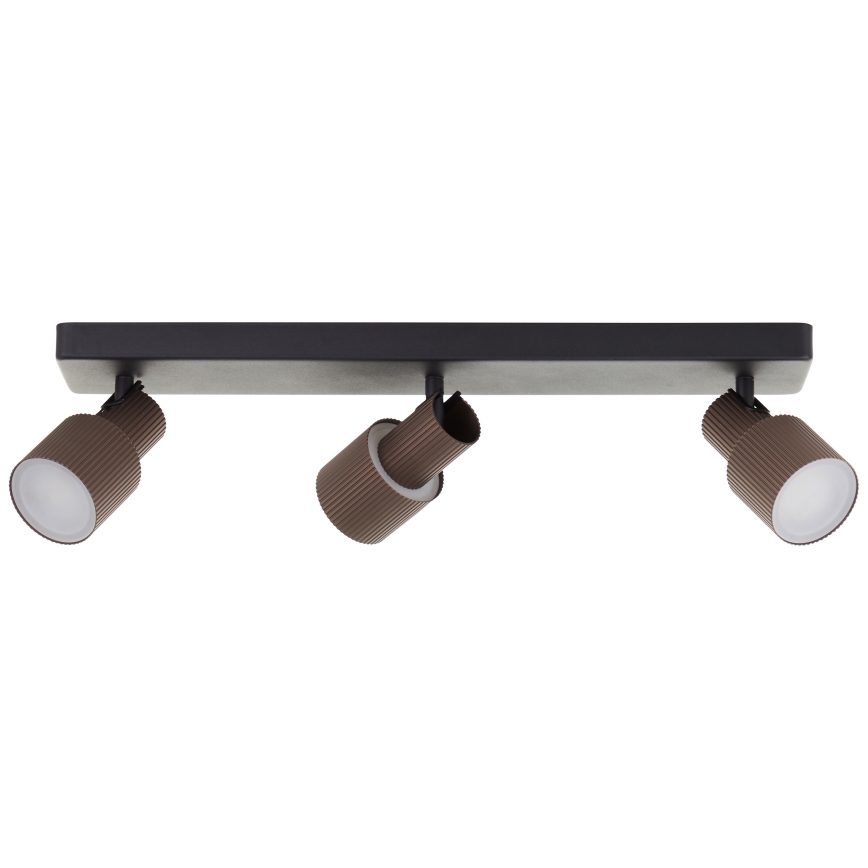 Brilliant - LED spotlampe CADIZ 3xGU10/5W/230V bronze