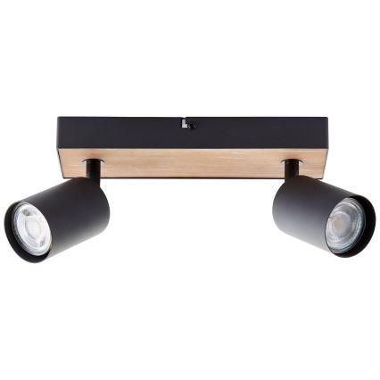 Brilliant - LED spotlampe JELLO 2xGU10/4,5W/230V fyrretræ