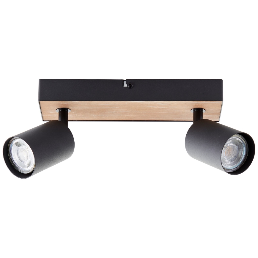 Brilliant - LED spotlampe JELLO 2xGU10/4,5W/230V fyrretræ