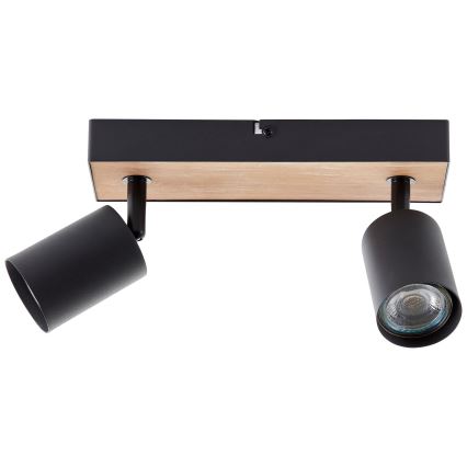 Brilliant - LED spotlampe JELLO 2xGU10/4,5W/230V fyrretræ