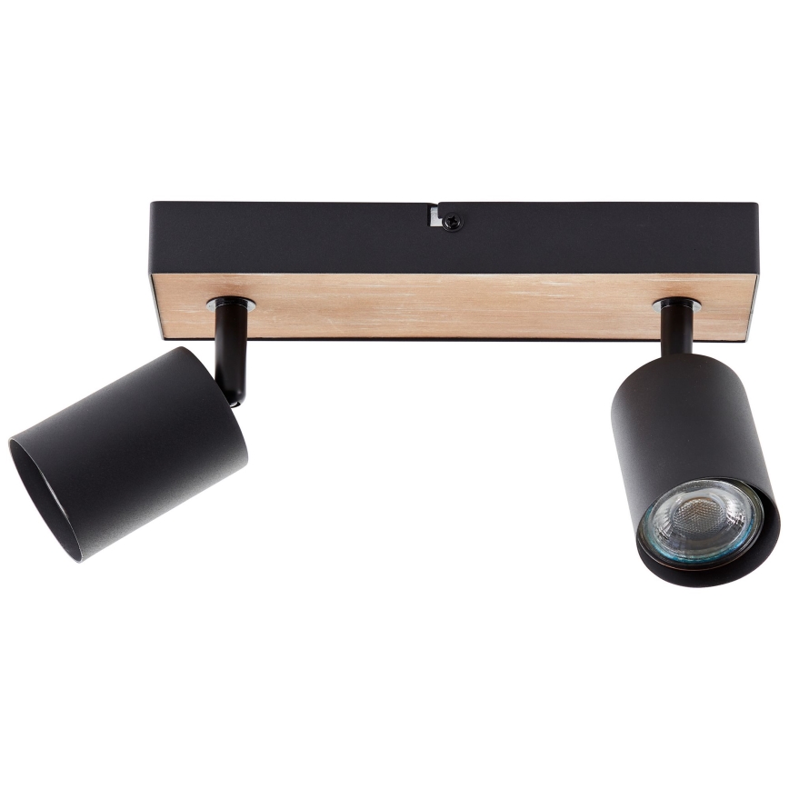 Brilliant - LED spotlampe JELLO 2xGU10/4,5W/230V fyrretræ