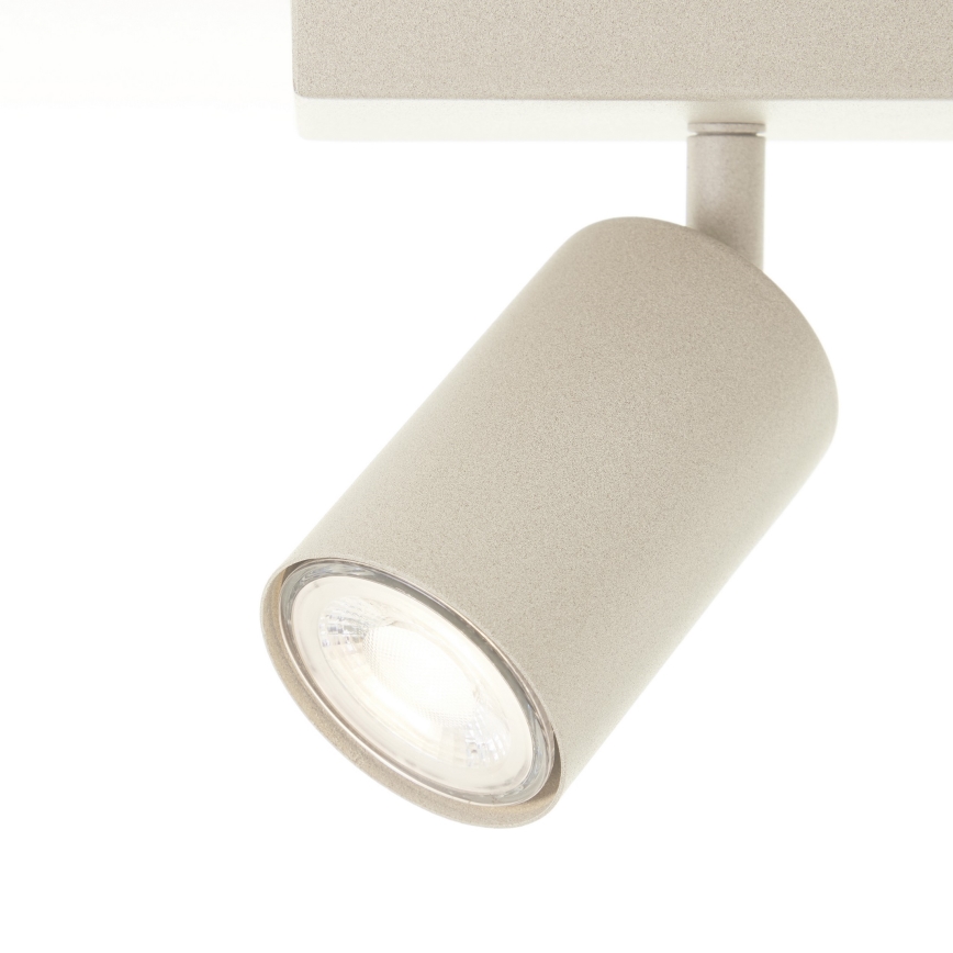 Brilliant - LED-spotlampe JELLO 2xGU10/5W/230V beige