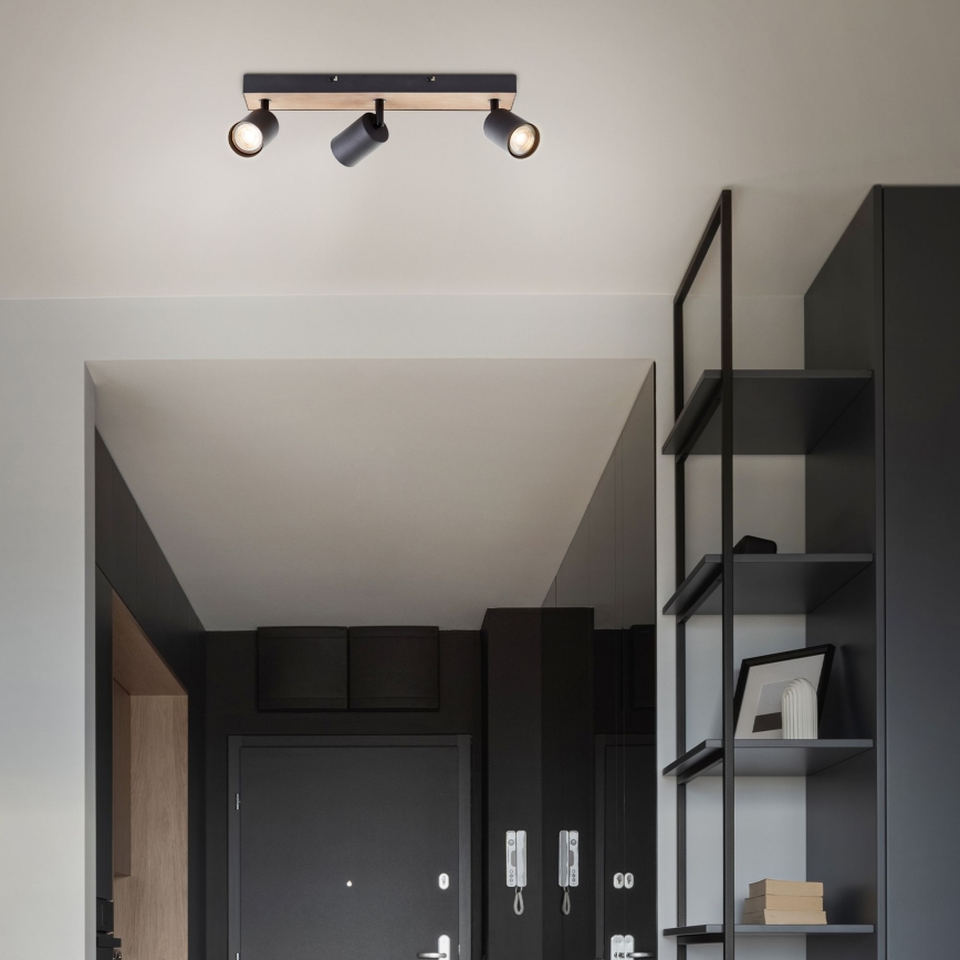 Brilliant - LED spotlampe JELLO 3xGU10/4,5W/230V fyrretræ - FSC certificeret